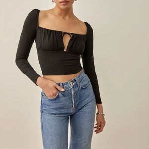 Reformation Samuel Knit Top (NWT)